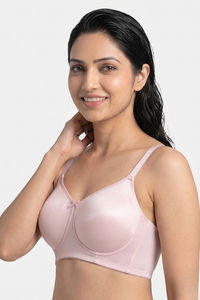 Zivame Padded Non Wired 3/4th Coverage Tshirt Bra - Heavenly Pink — thumbnail 4